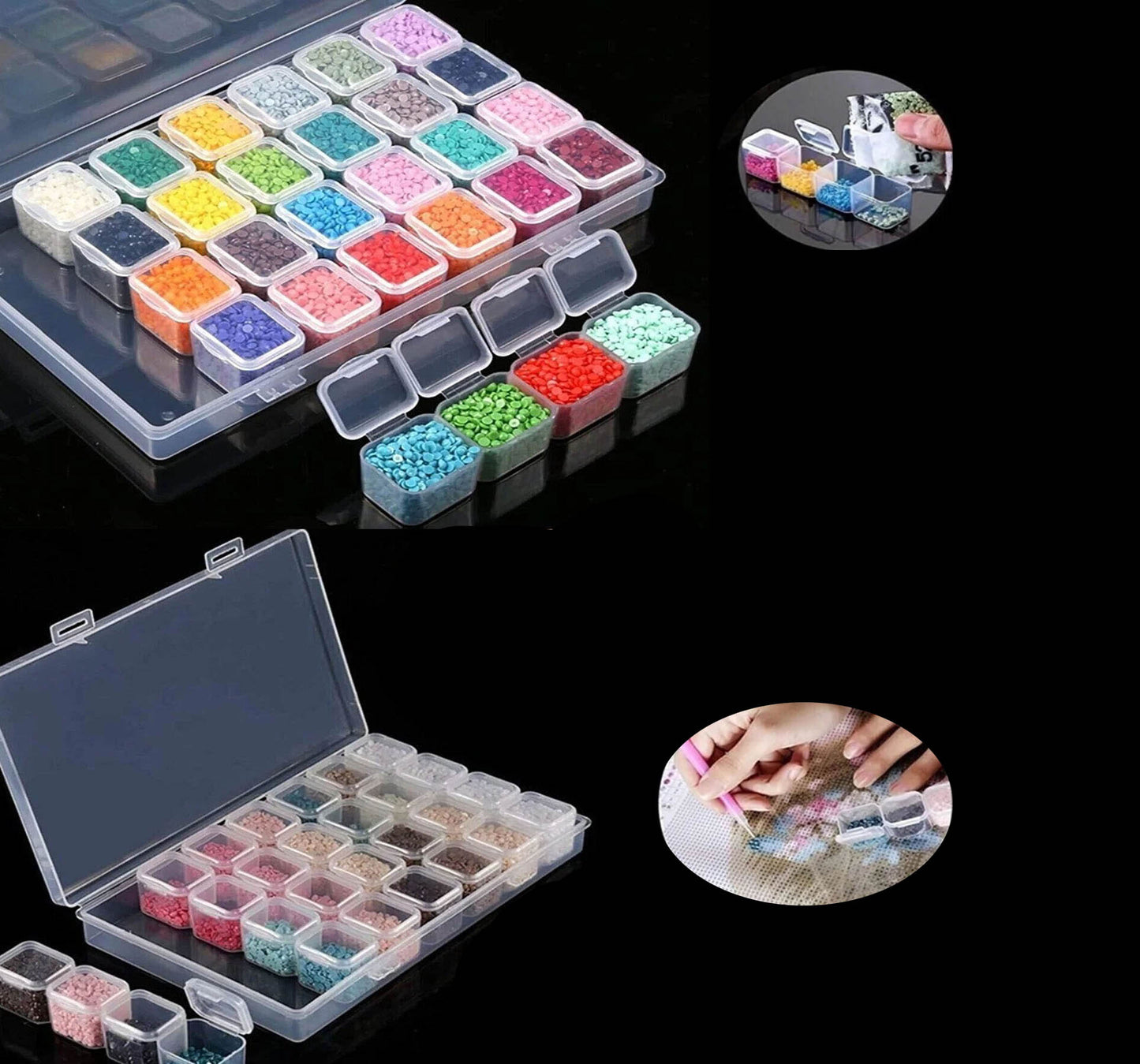 Caja 28 Compartimientos 10 x 17 cms