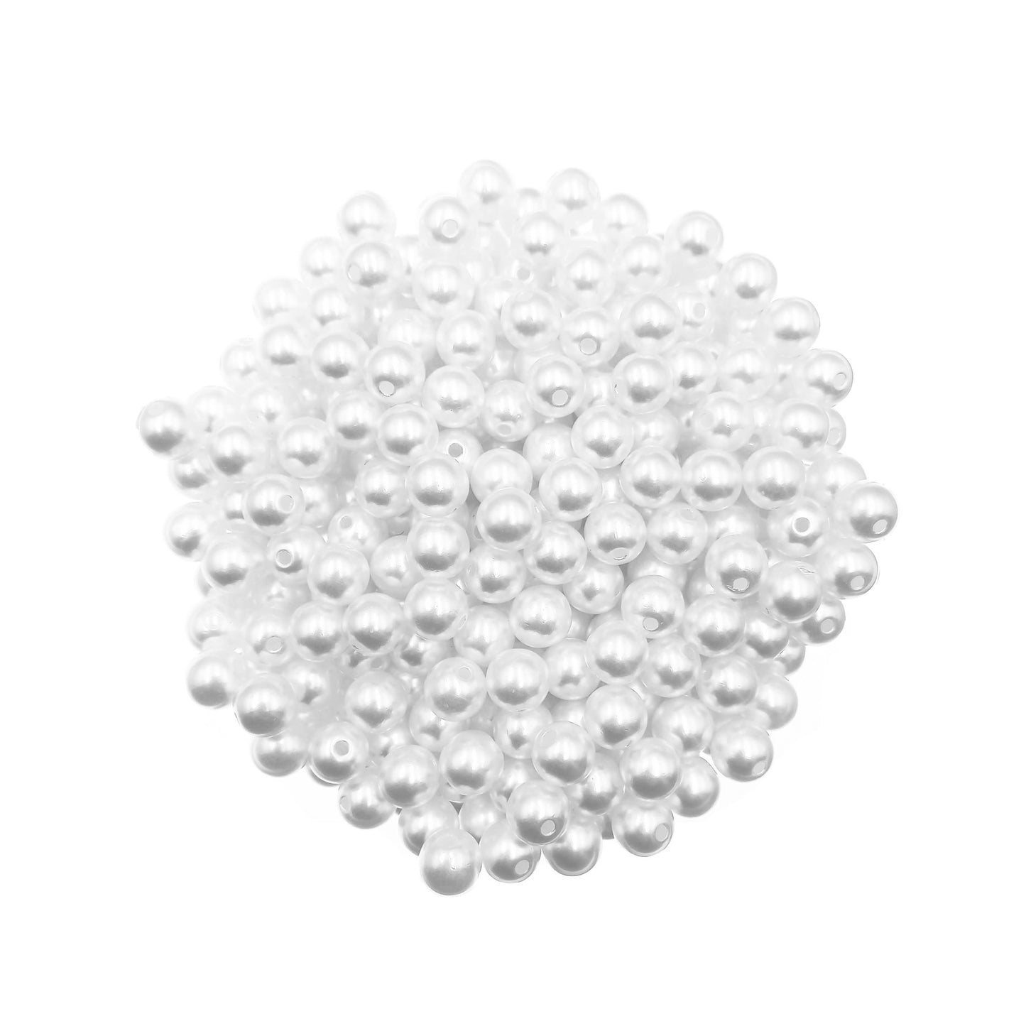 cuentas Perlas Fantasía Blanco 8mm chile Bisuteria