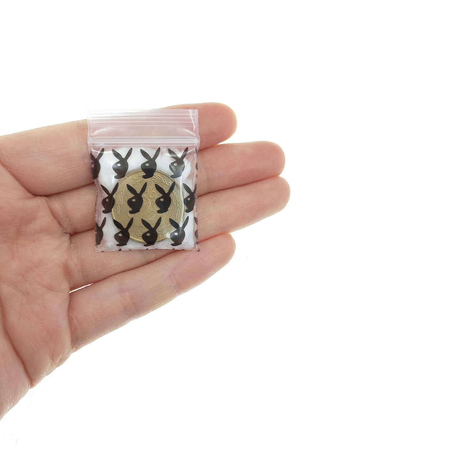 Bolsa Ziploc Pequeña 3 cm x 3 cm Conejo