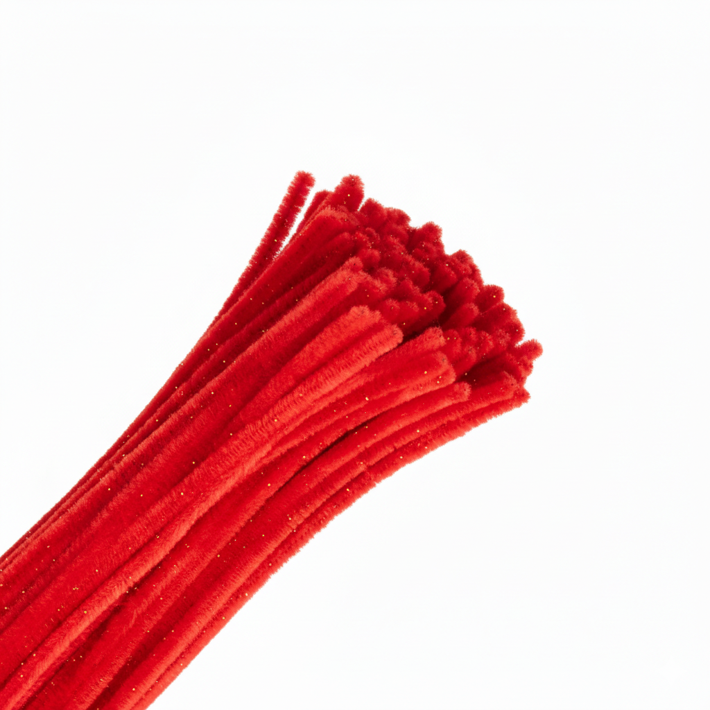 Limpia Pipa Color Rojo 100 uds