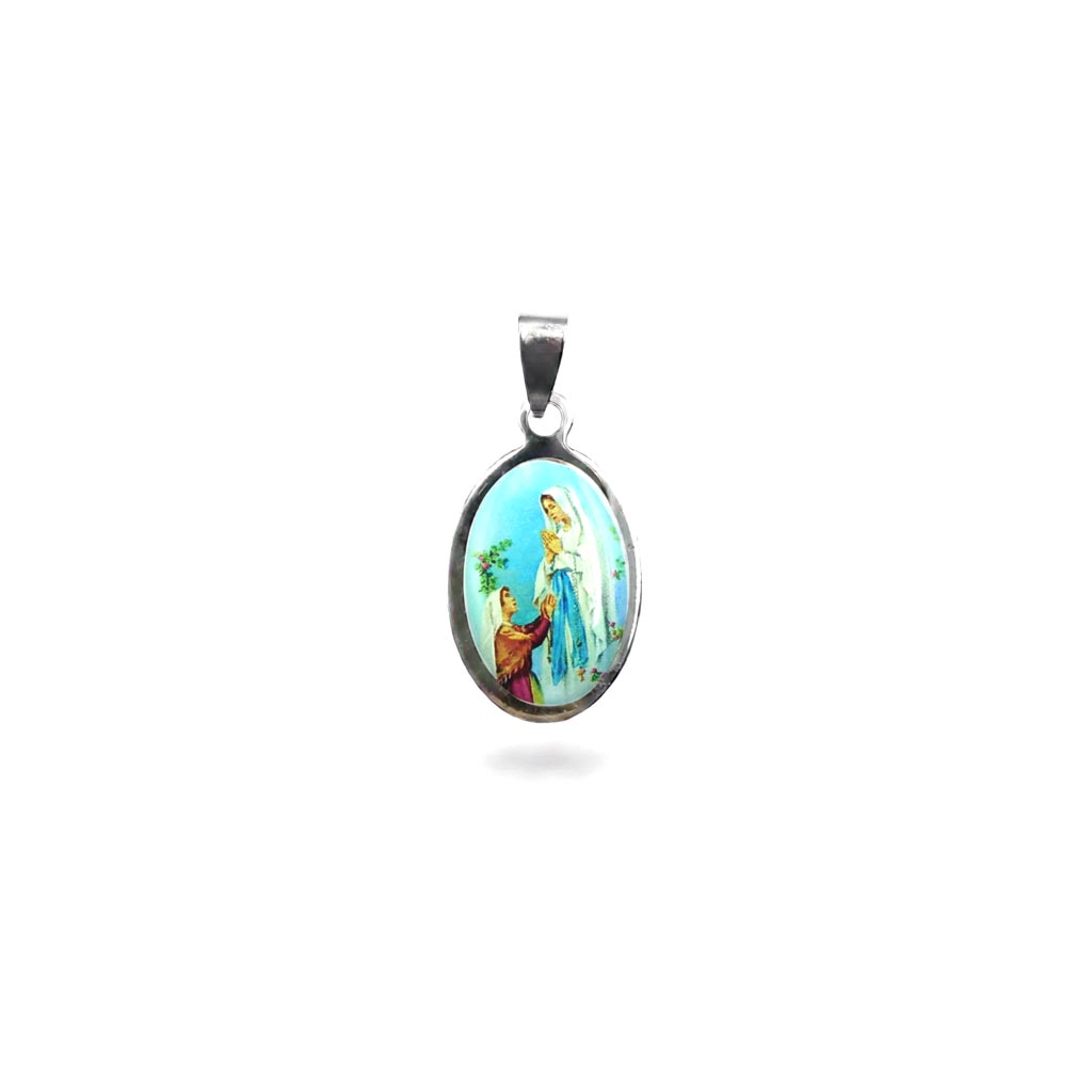 Colgante Nuestra Señora de Lourdes 25x17mm