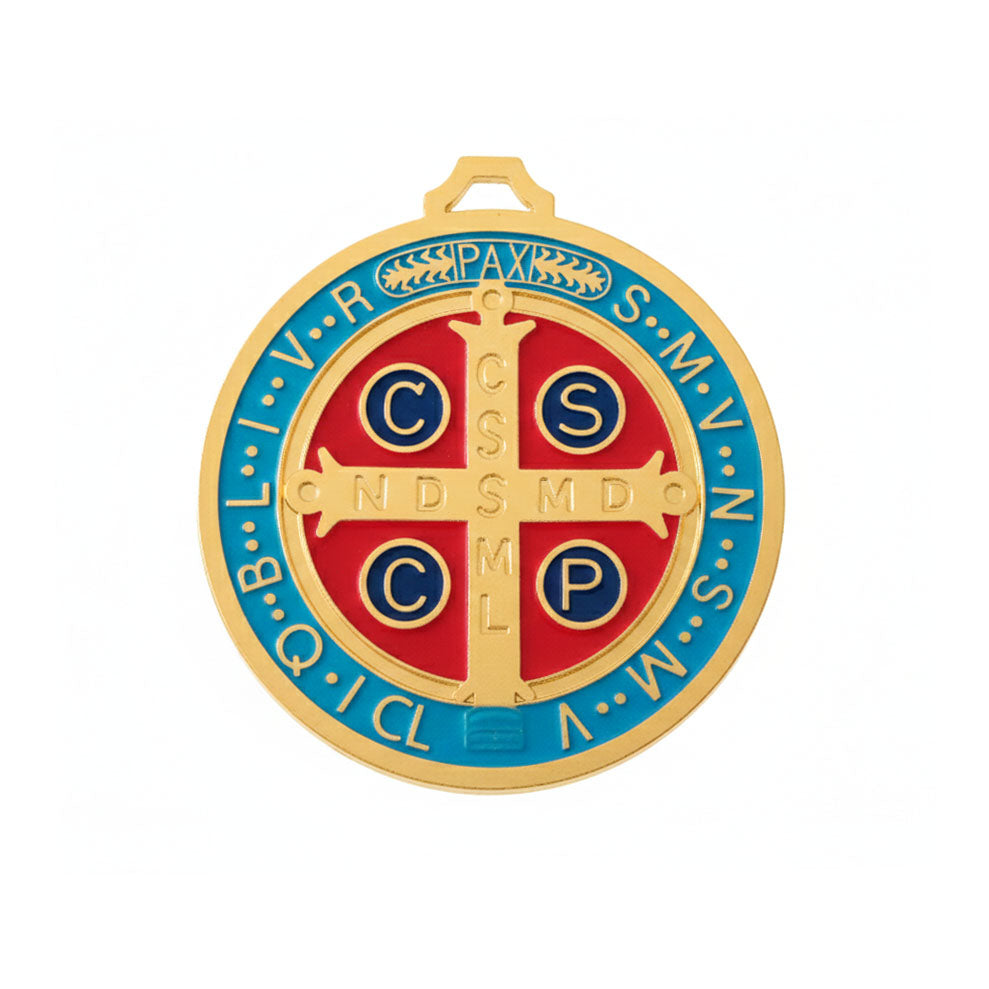San Benito Medallón Grande 12 cms Colgante