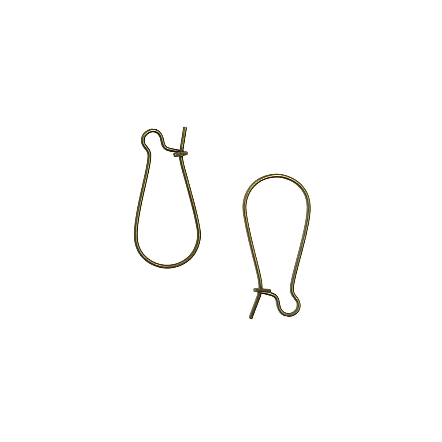ganchos de aros envejecido 24mm langosta