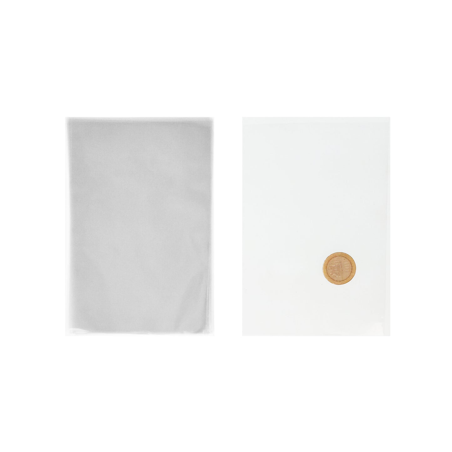 Bolsa Celofan Transparente Sin Adhesivo 10 x 15 cm