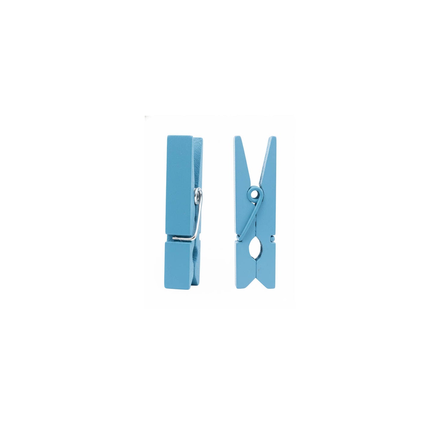 Pinza Madera Azul Claro