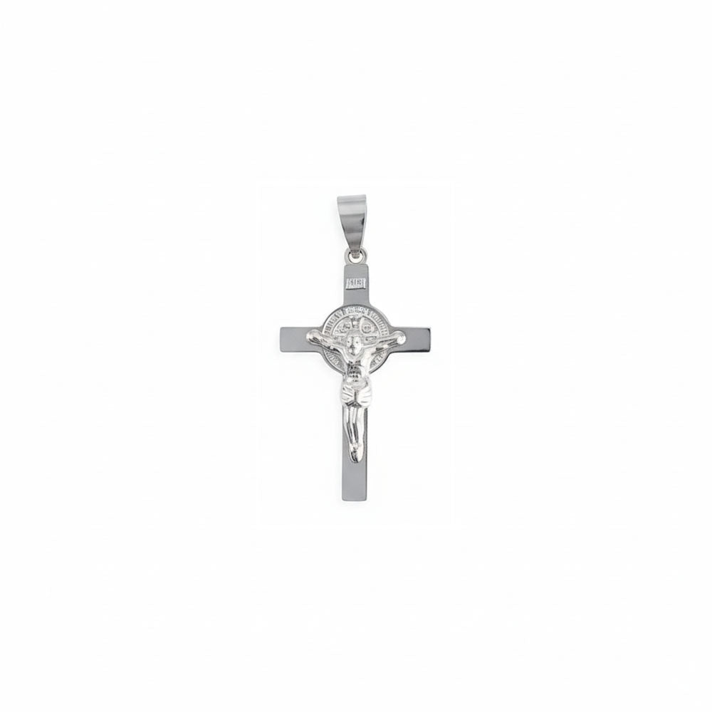Medalla Cruz Jesús de Nazareth Plateado