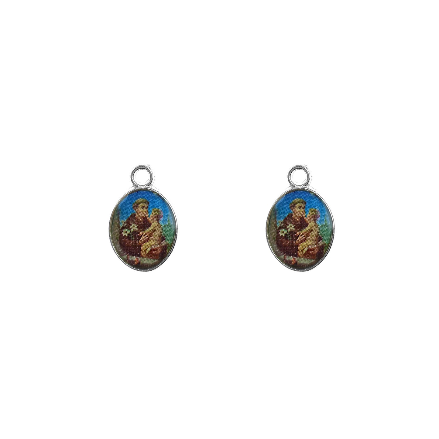Dije San Antonio de Padua 14x10mm