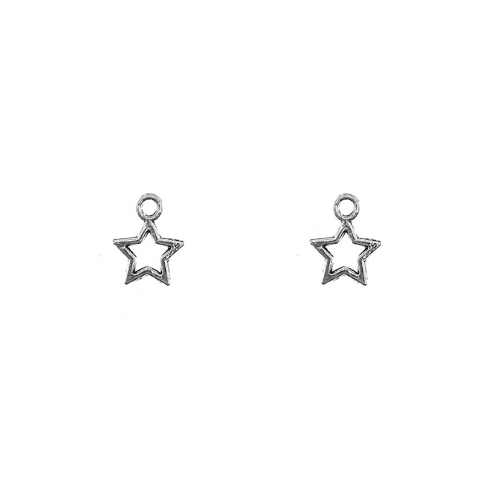 Dije Chico Estrella Hueca 12x9mm