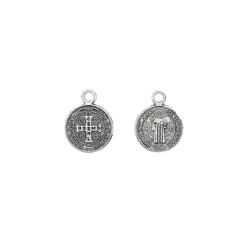Dije Charm San Benito Chico Delgado 15x11mm - Bisuteria
