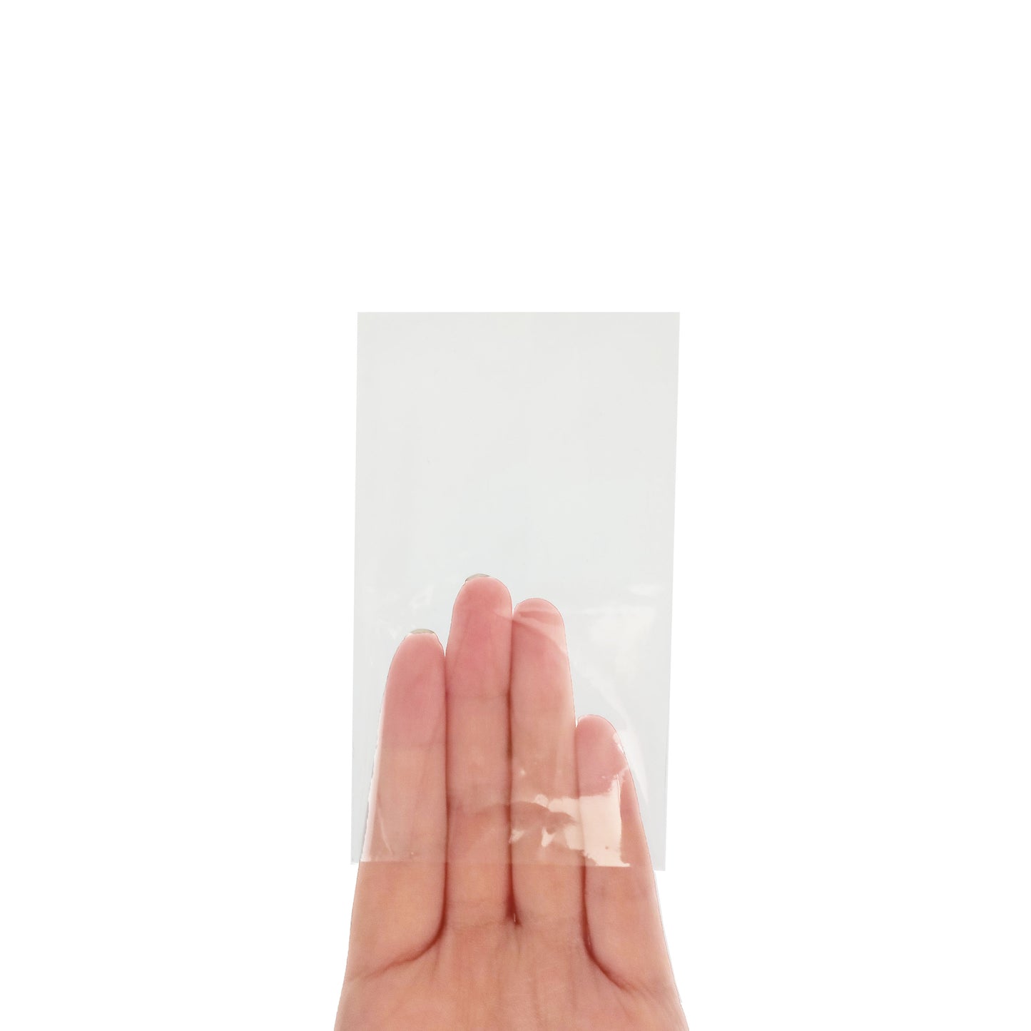 Bolsa Celofan Transparente Sin Adhesivo 7.5 x 12.5 cm