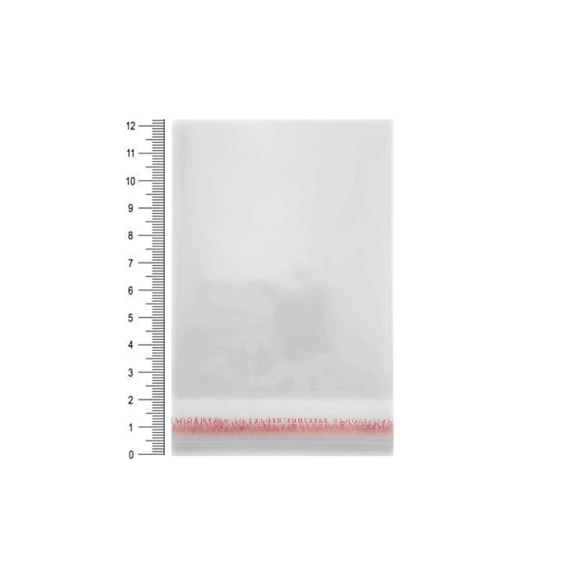 Bolsa Transparente Celofan Adhesivo 8 x 10 cm - Bisuteria