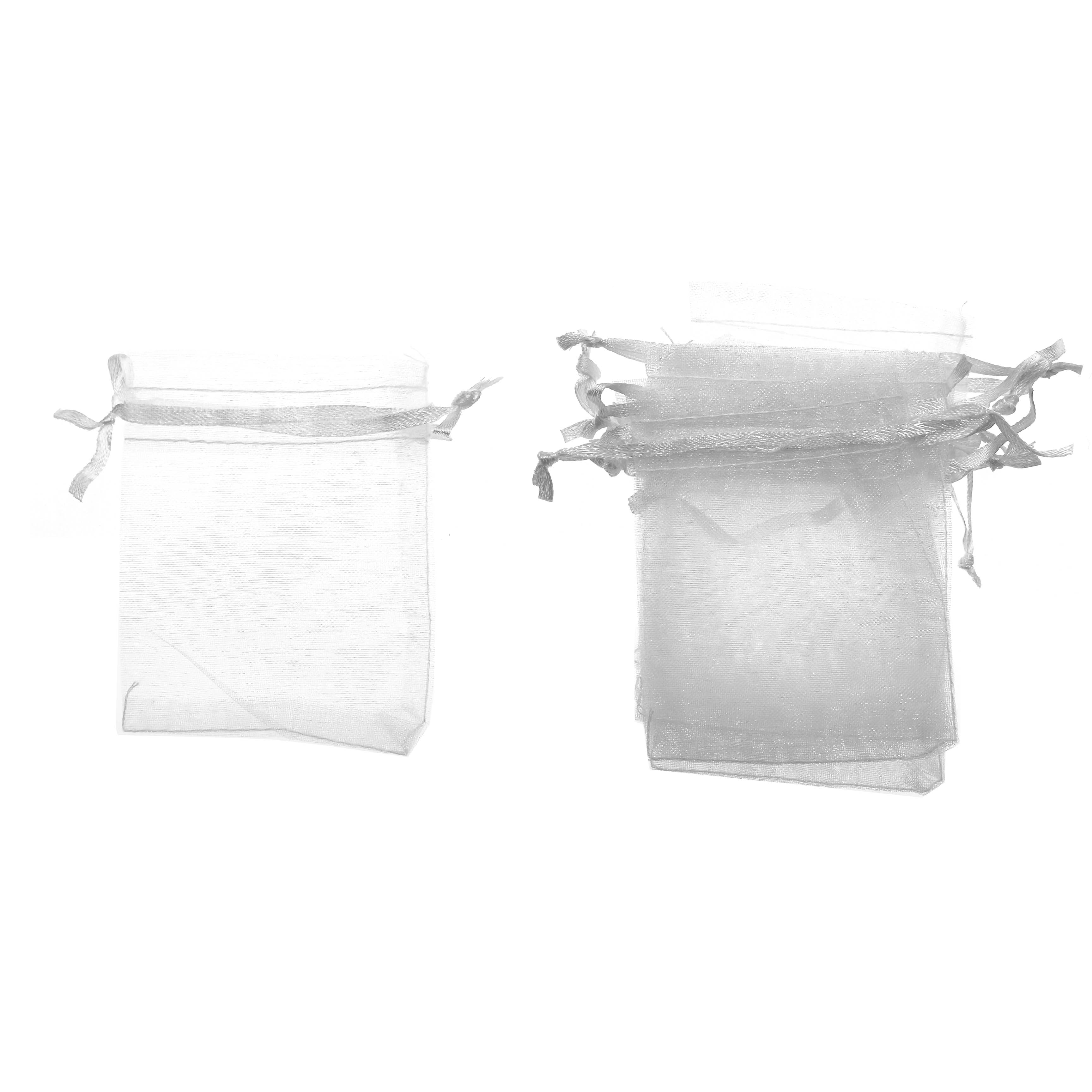 Bolsa Tela Organza Colores 7x9 - Bisuteria