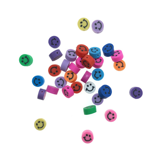 Cuentas de Fimo Smiley Surtido Sonrisa - Bisuteria