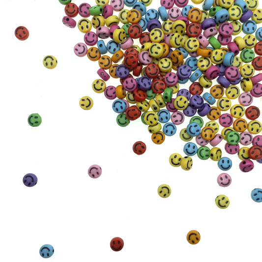 Carita Feliz Smiley Surtido Chico 7mm - Bisuteria
