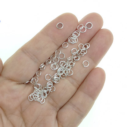 Argolla de Unión 5mm Color Plateado