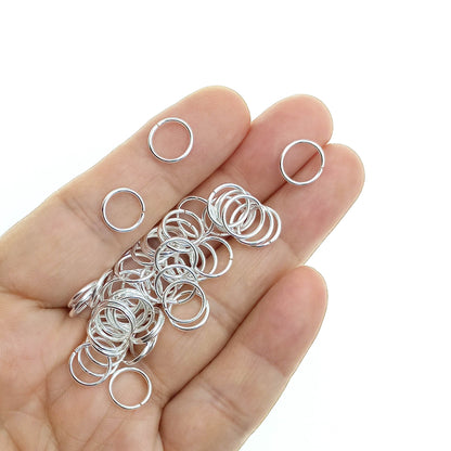 Argolla de Unión 10mm Color Plateado