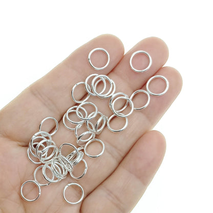 Argolla de Unión 10mm Color Plateado