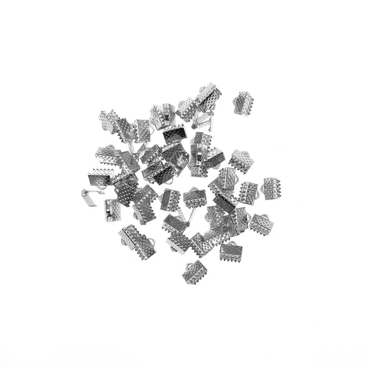 Terminal Tope de Cordon tipo Maleta Niquelado 8mm