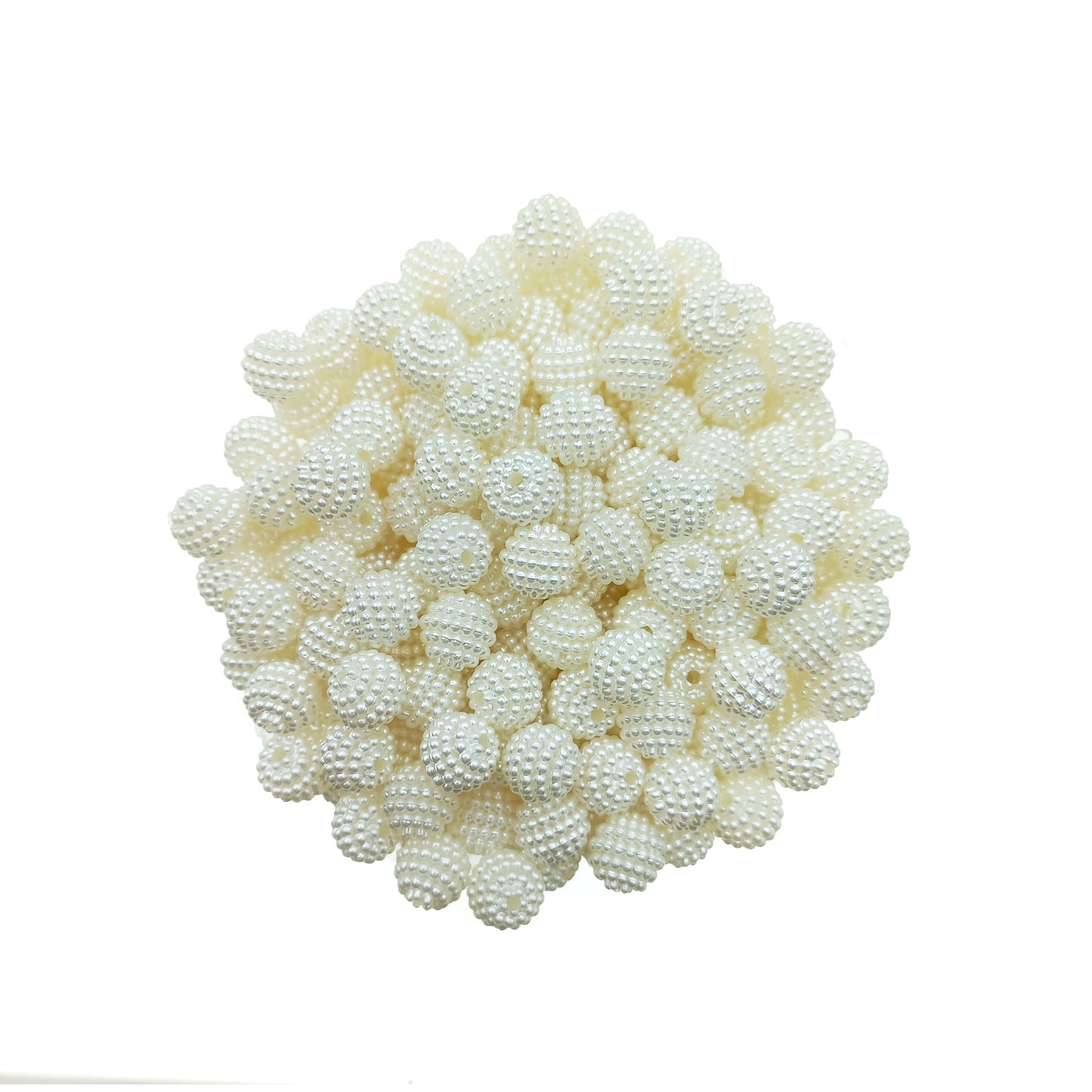 Cuenta Bayberry Color Crema 10mm.