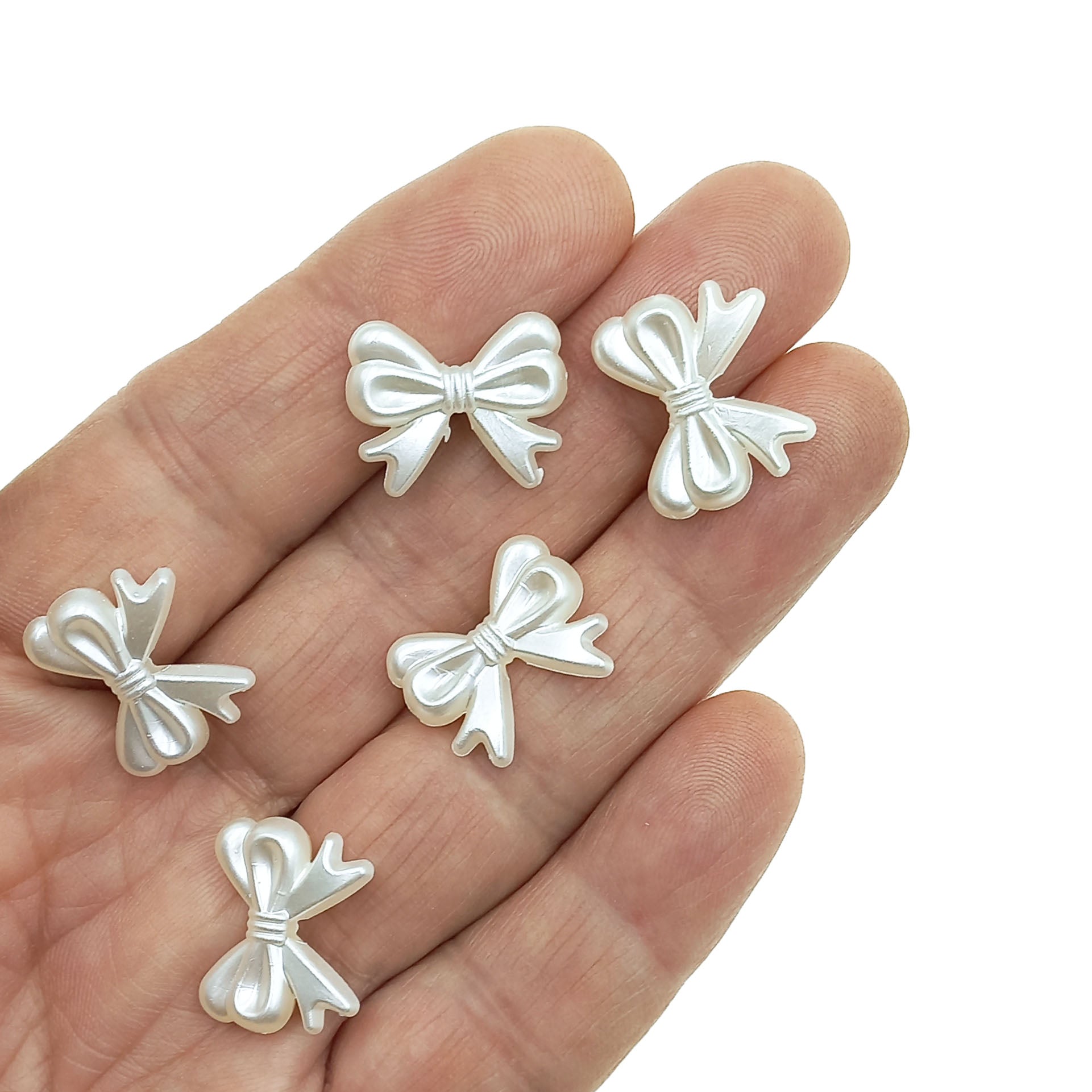 Cuenta Lazos Color Crema.