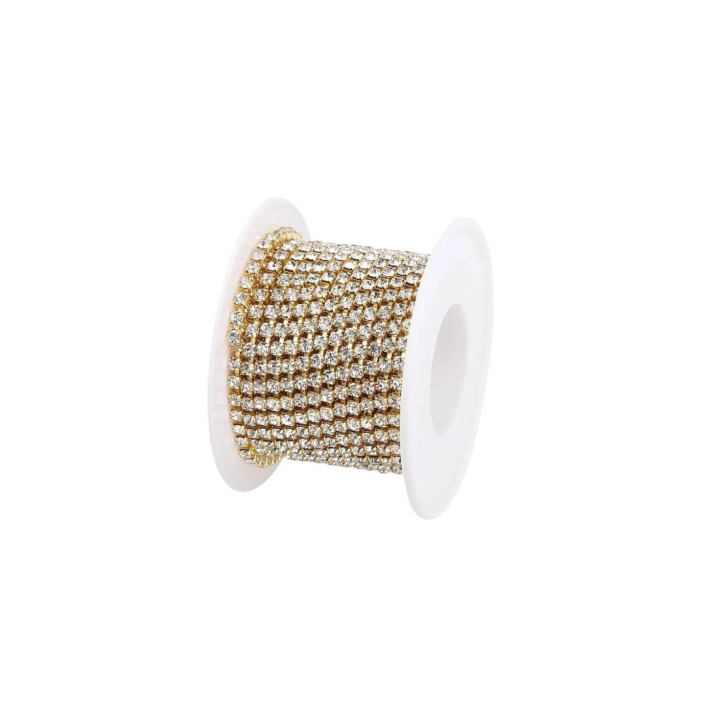 Strass Cadena Imitación Diamante 3.5mm Dorado - Bisuteria