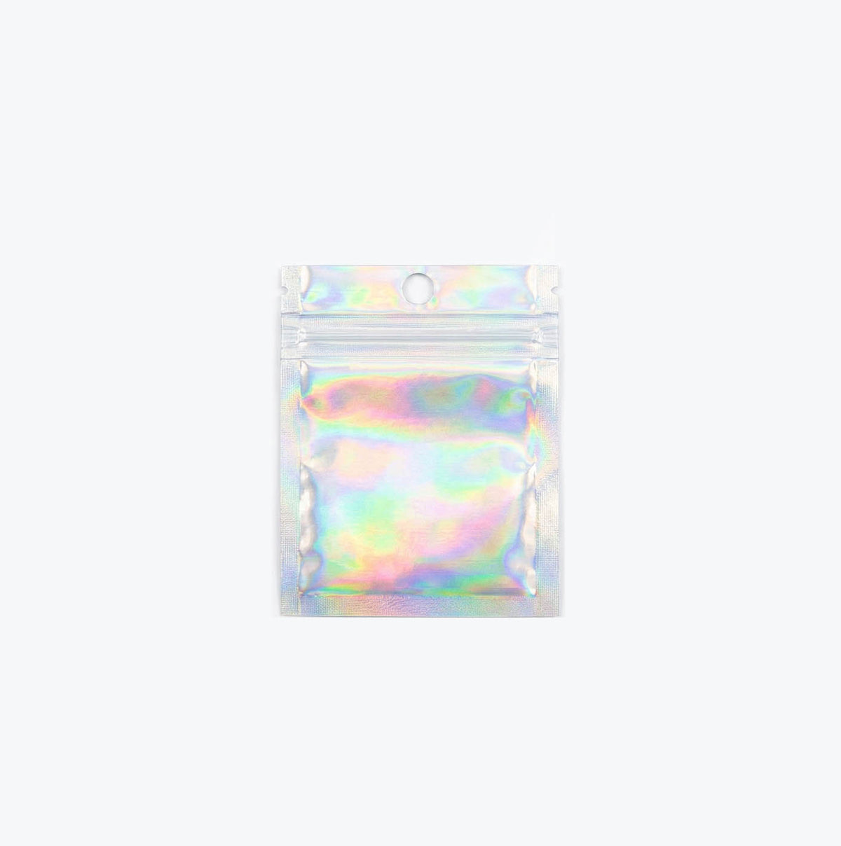 Bolsa Pequeña Holográfica tipo Ziploc 7*10 cms