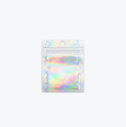 Bolsa Pequeña Holográfica tipo Ziploc 7*10 cms