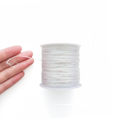 Hilo Lurex - Blanco Tornasol - 1mm