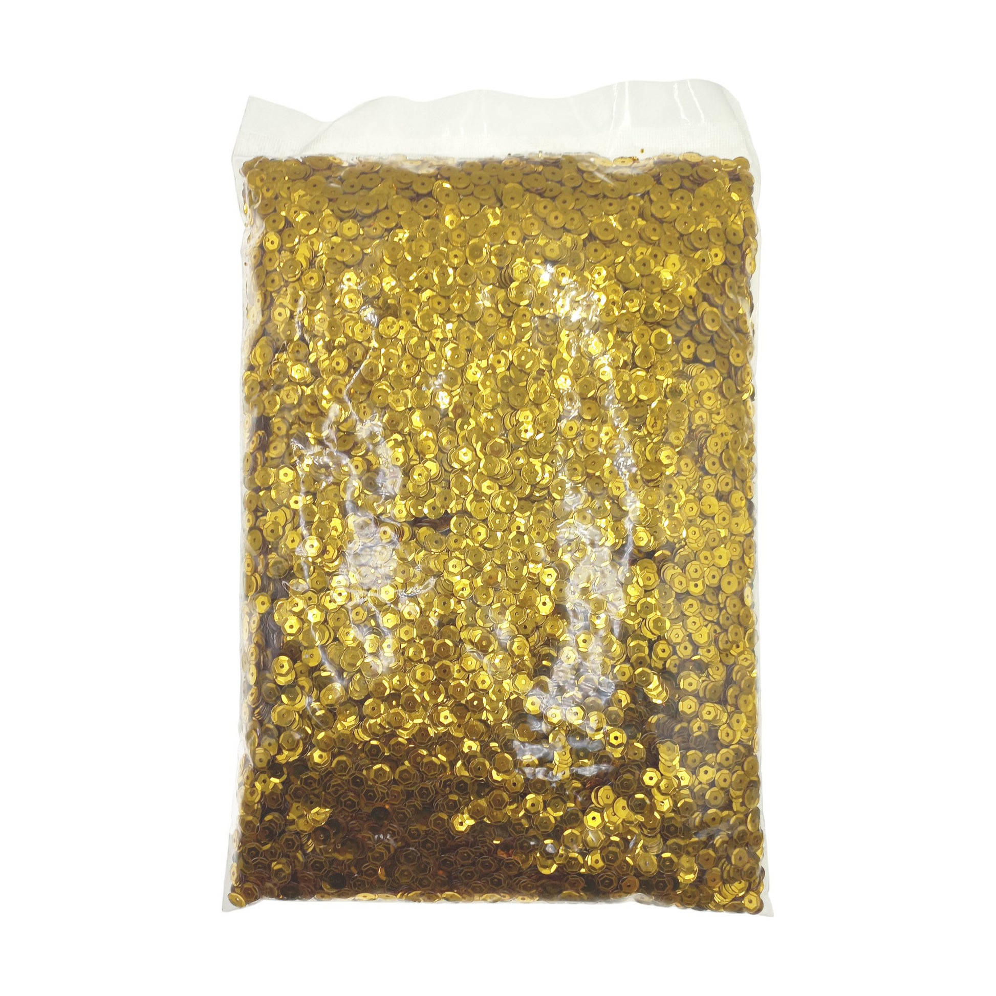 Lentejuela Tornasol 6mm Dorado.