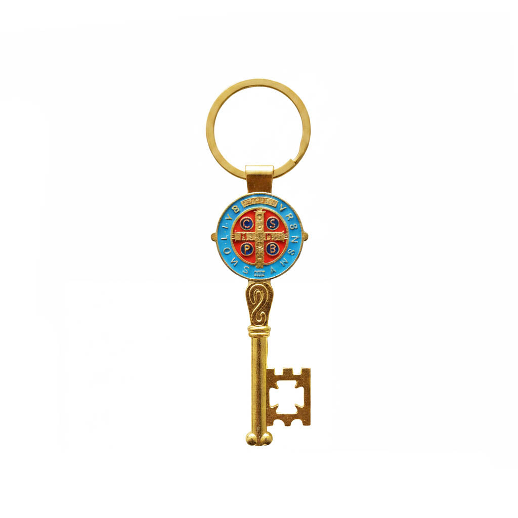 Llavero de Llave San Benito Dorado 01