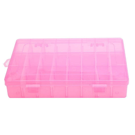Caja 24 Espacios 13 x 19,5 cms Rosado