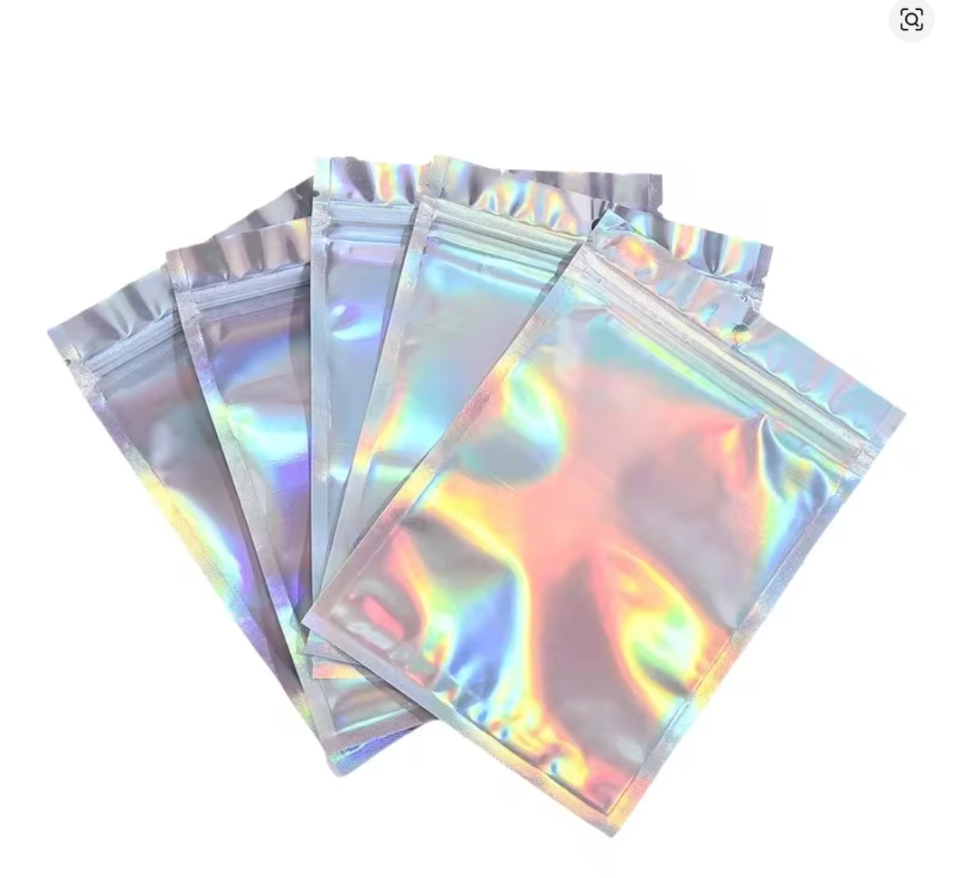 Bolsa Pequeña Holográfica tipo Ziploc 9x12 cms