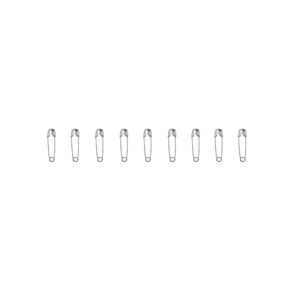 Alfiler de Gancho Chico 1,9cm  para Tags Plateado