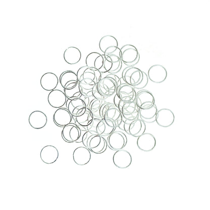 Argolla de Unión 12mm Color Plateado