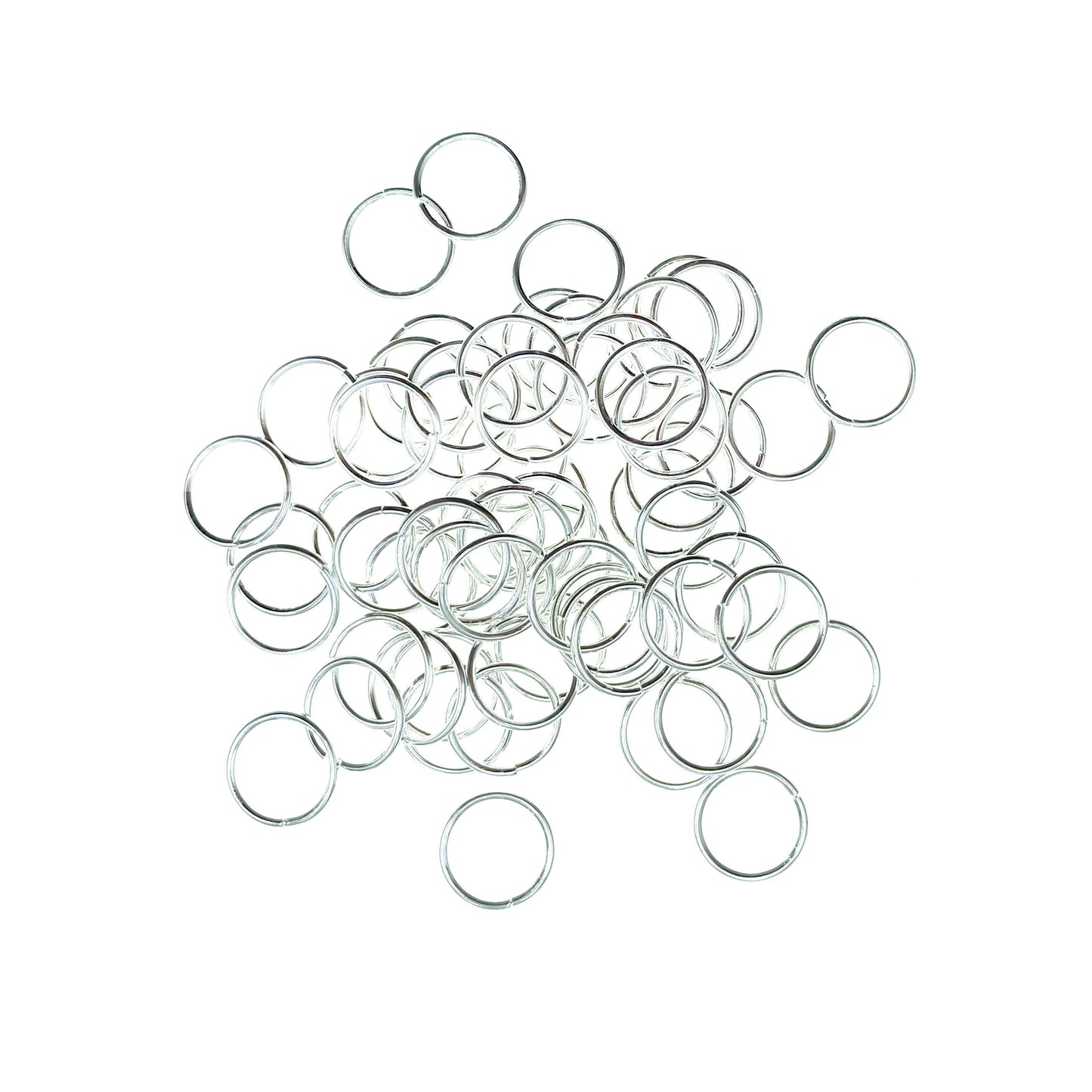 Argolla de Unión 14mm Color Plateado