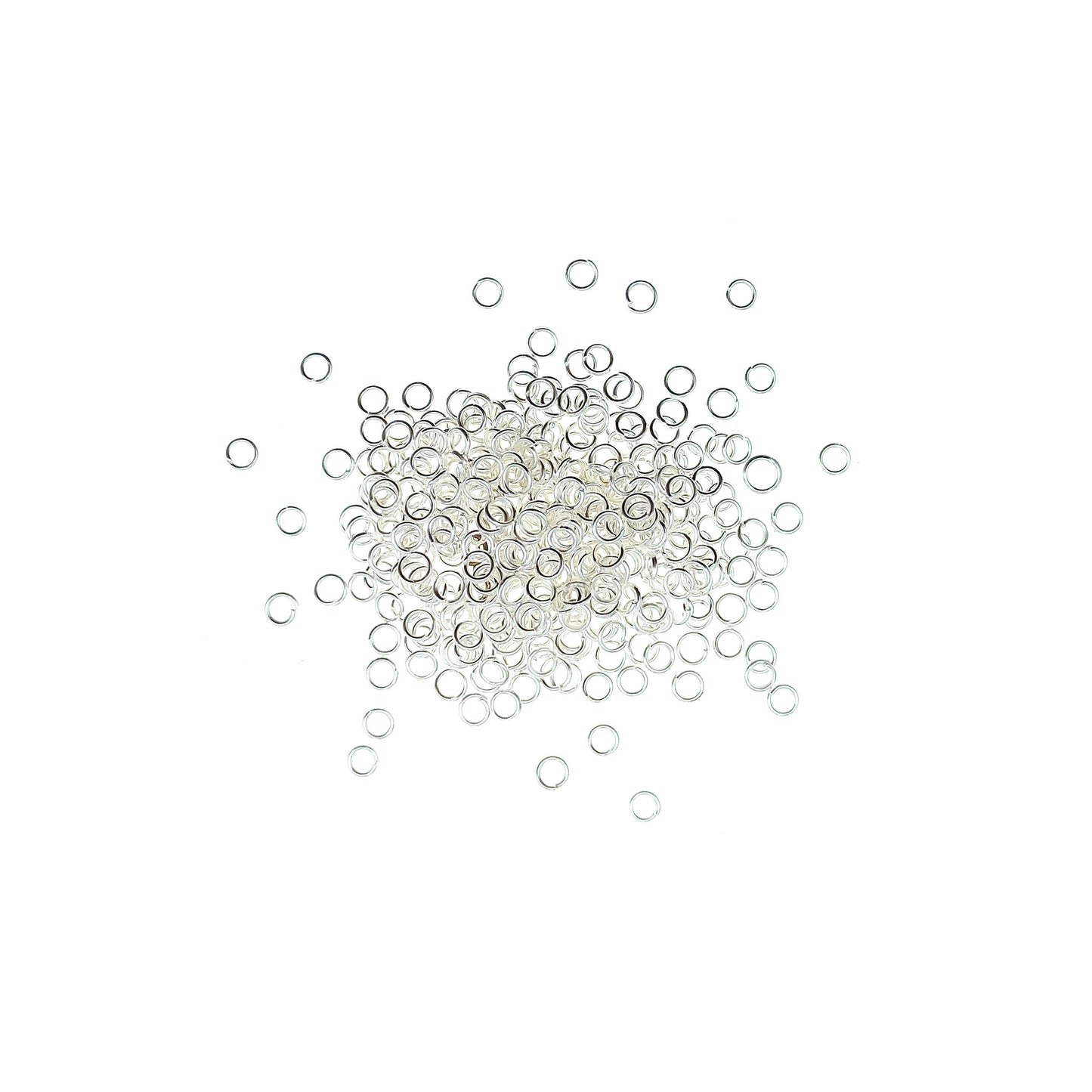 Argolla de Unión 4mm Color Plateado