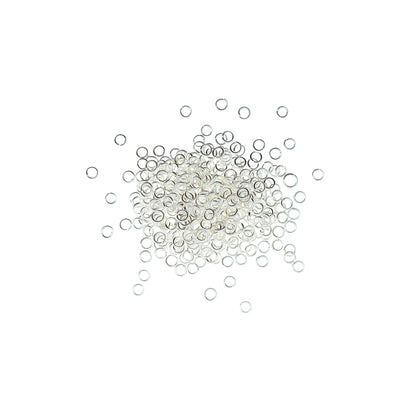 Argolla de Unión 4mm Color Plateado