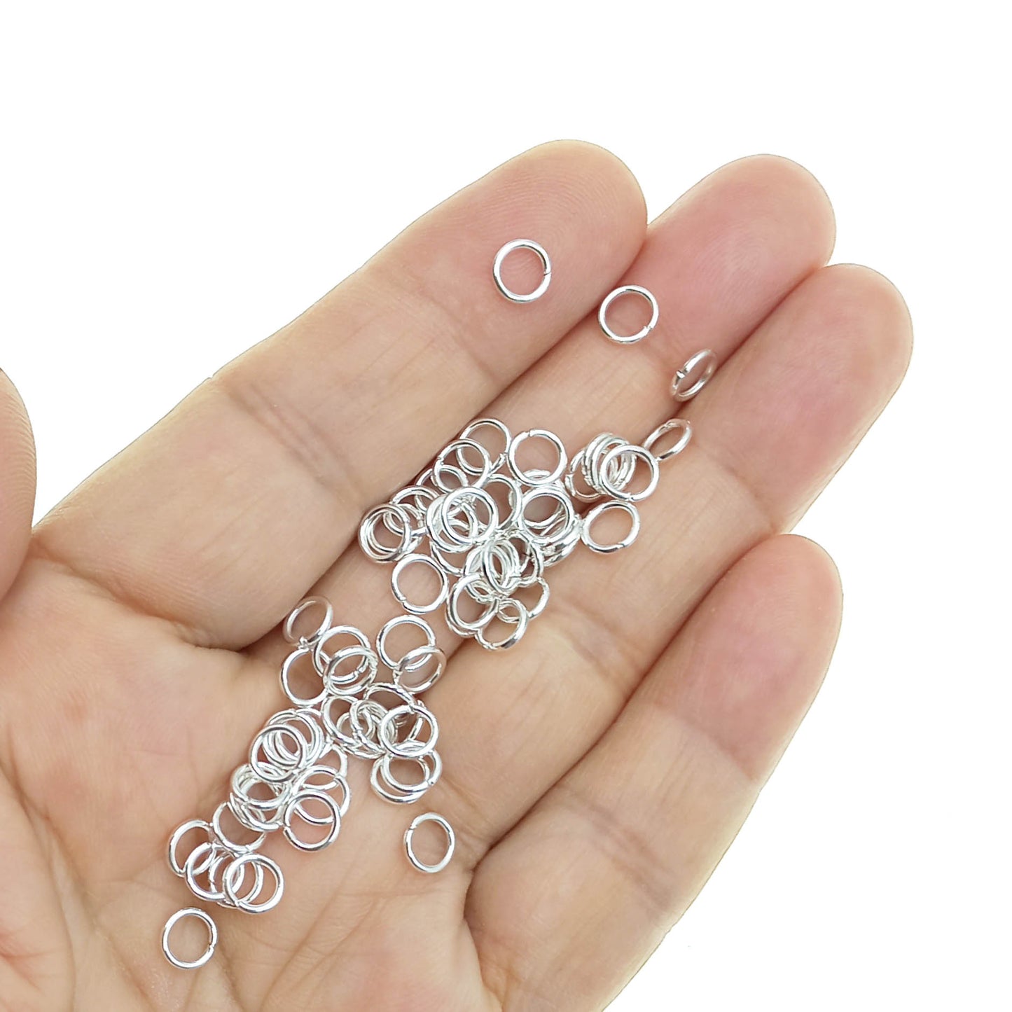 Argolla de Unión 6mm Color Plateado