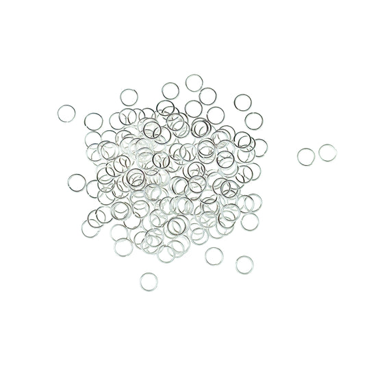 Argolla de Unión 7mm Color Plateado