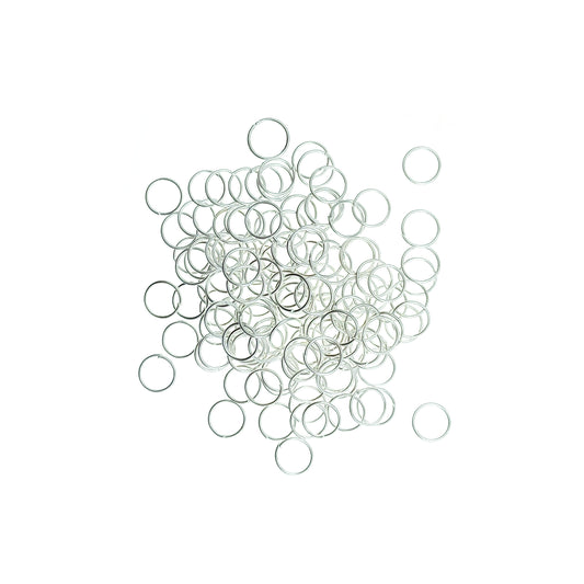 Argolla de Unión 9mm Color Plateado