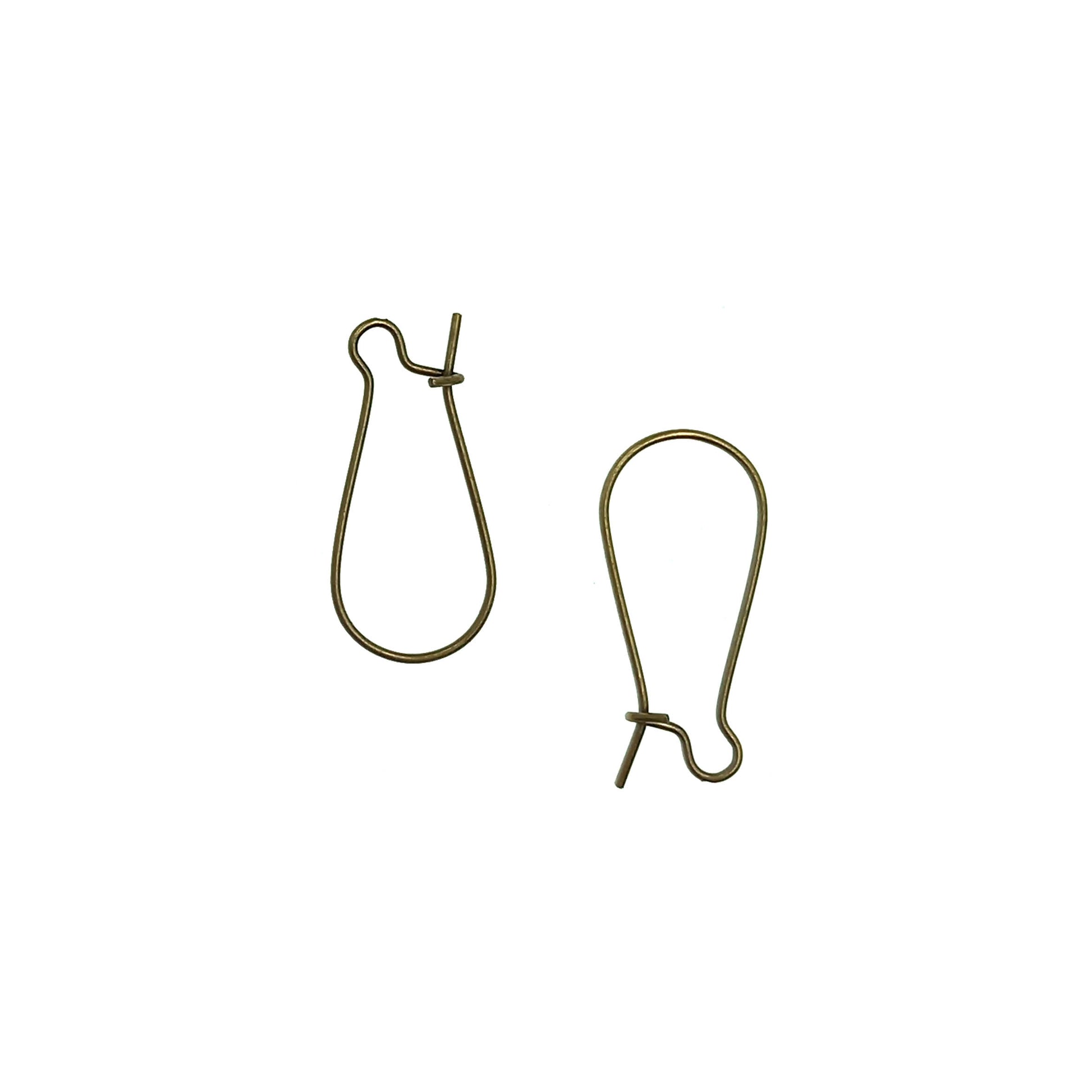 ganchos de aros envejecido 24mm langosta