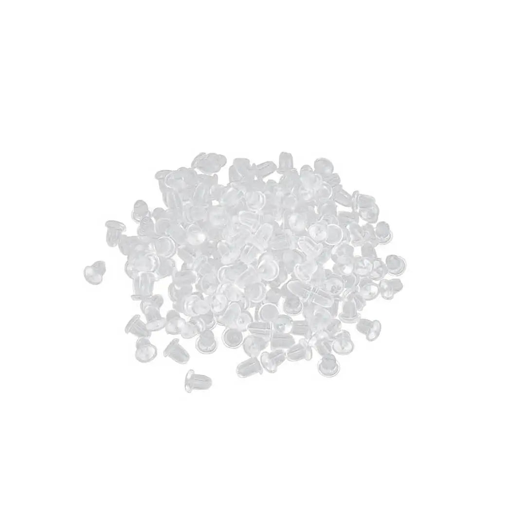 Topes para Aros de Silicona 4mm - Bisuteria