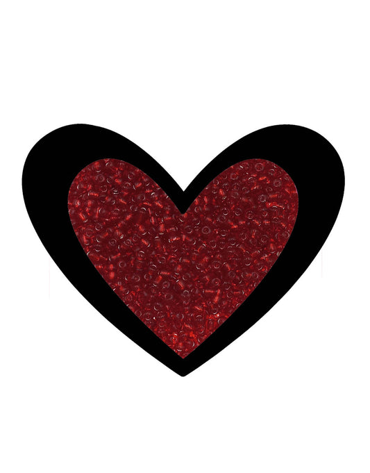 Mostacillon Rojo Transparente