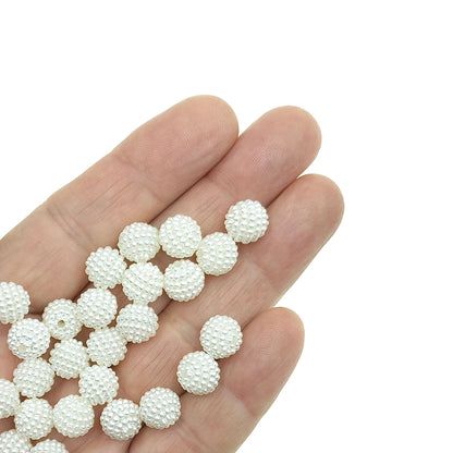 Cuenta Bayberry Color Crema 10mm.