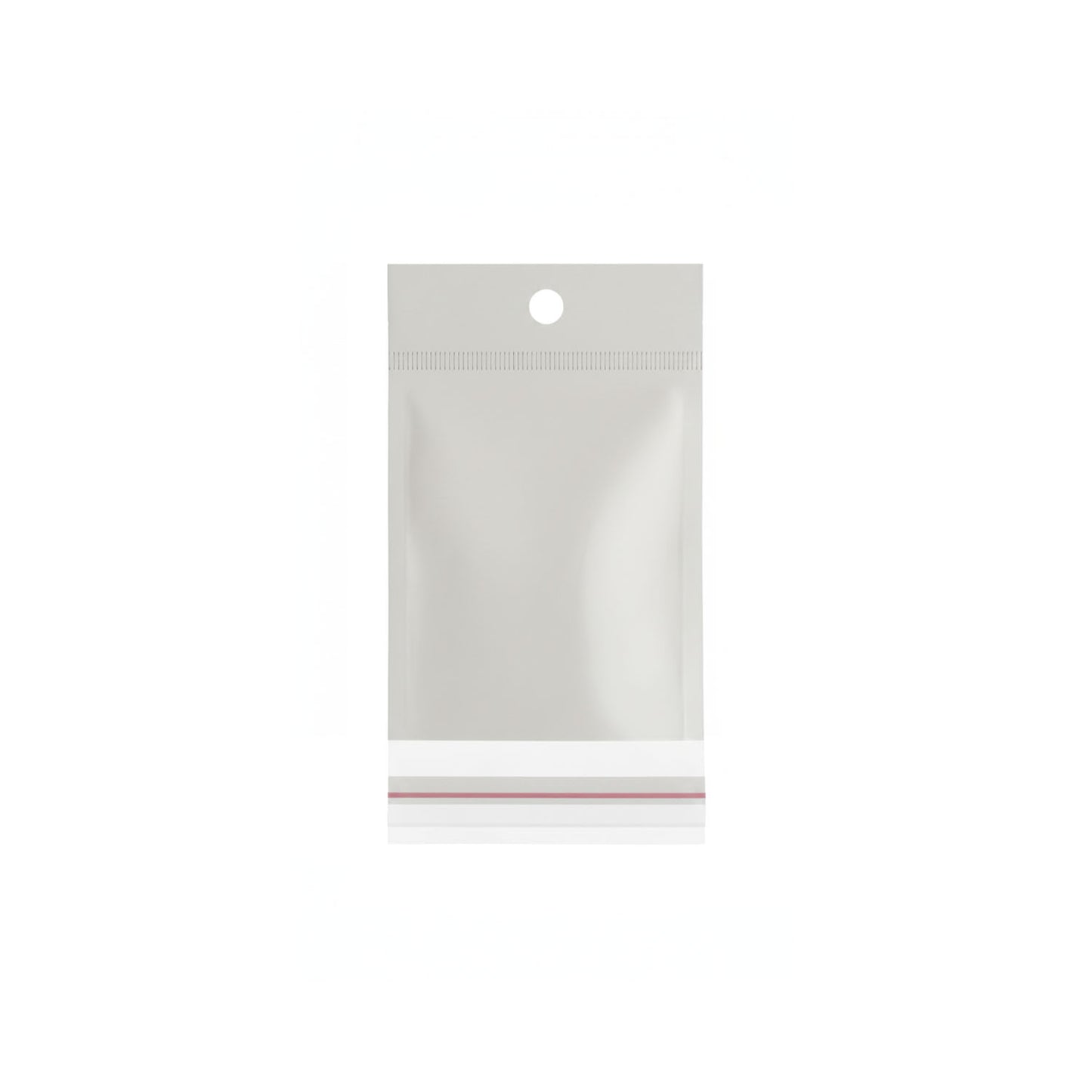 Bolsa Blanco Transparente Celofan Adhesivo 8 x 8.5 cm