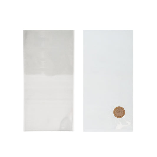 100 Bolsa Celofan Transparente Sin Adhesivo 10 x 20 cm