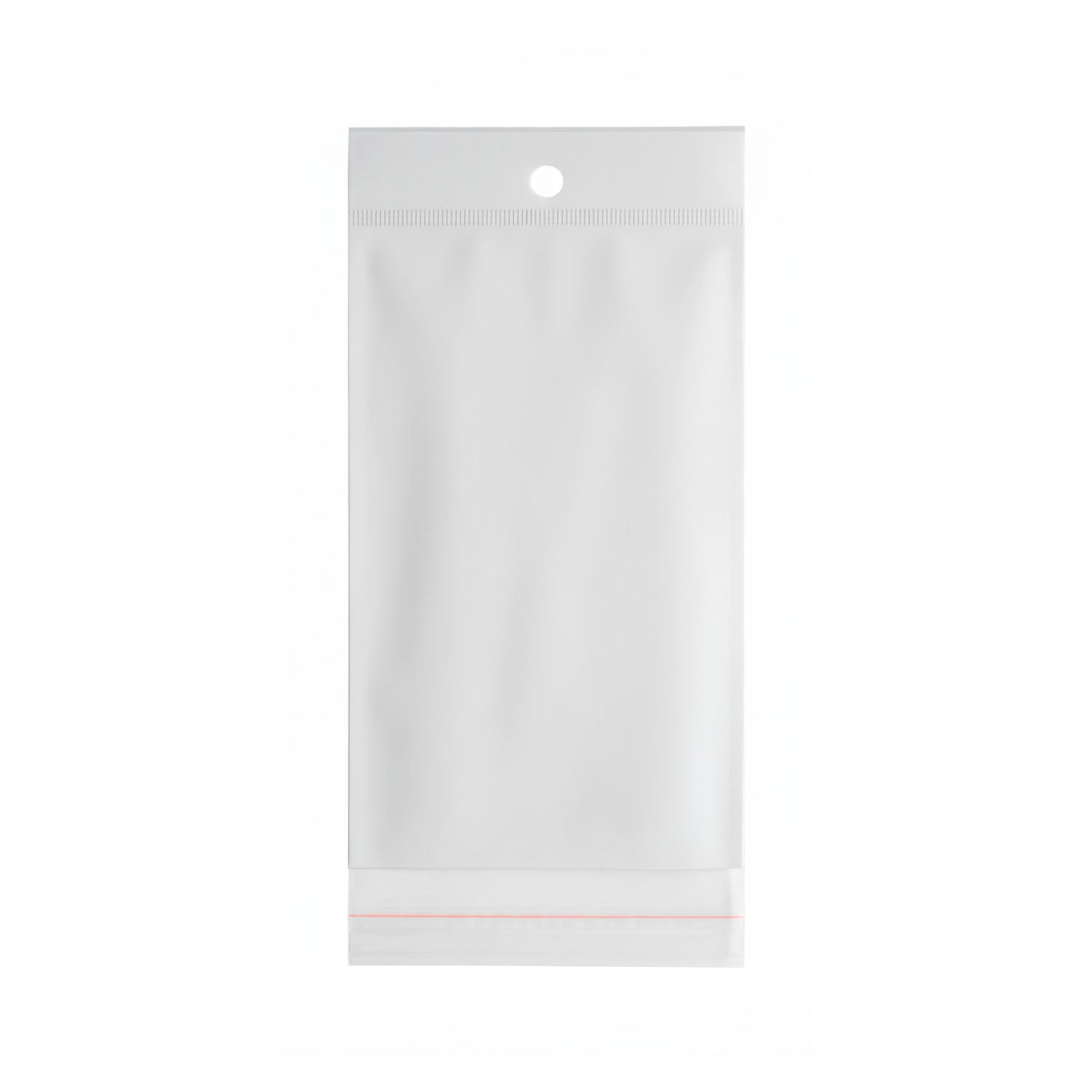 Bolsa Blanco Transparente Celofan Adhesivo 10 x 16 cm