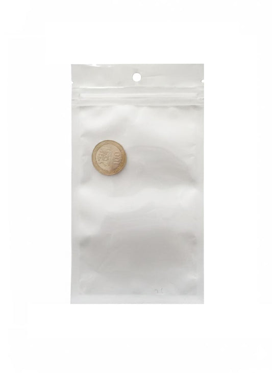 Bolsa Celofan con Ziploc Blanco 9 x 14 cm