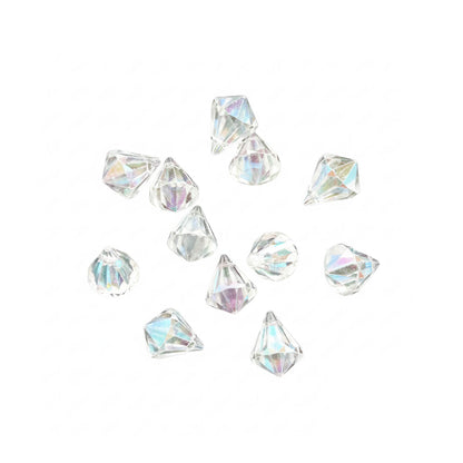 Colgante Diamante Acrílica 2 cms Transparente