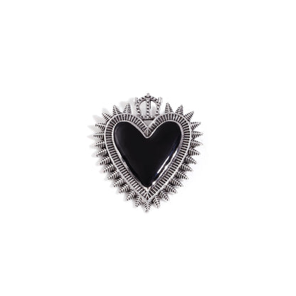 Dije Corazon Negro por Unidad